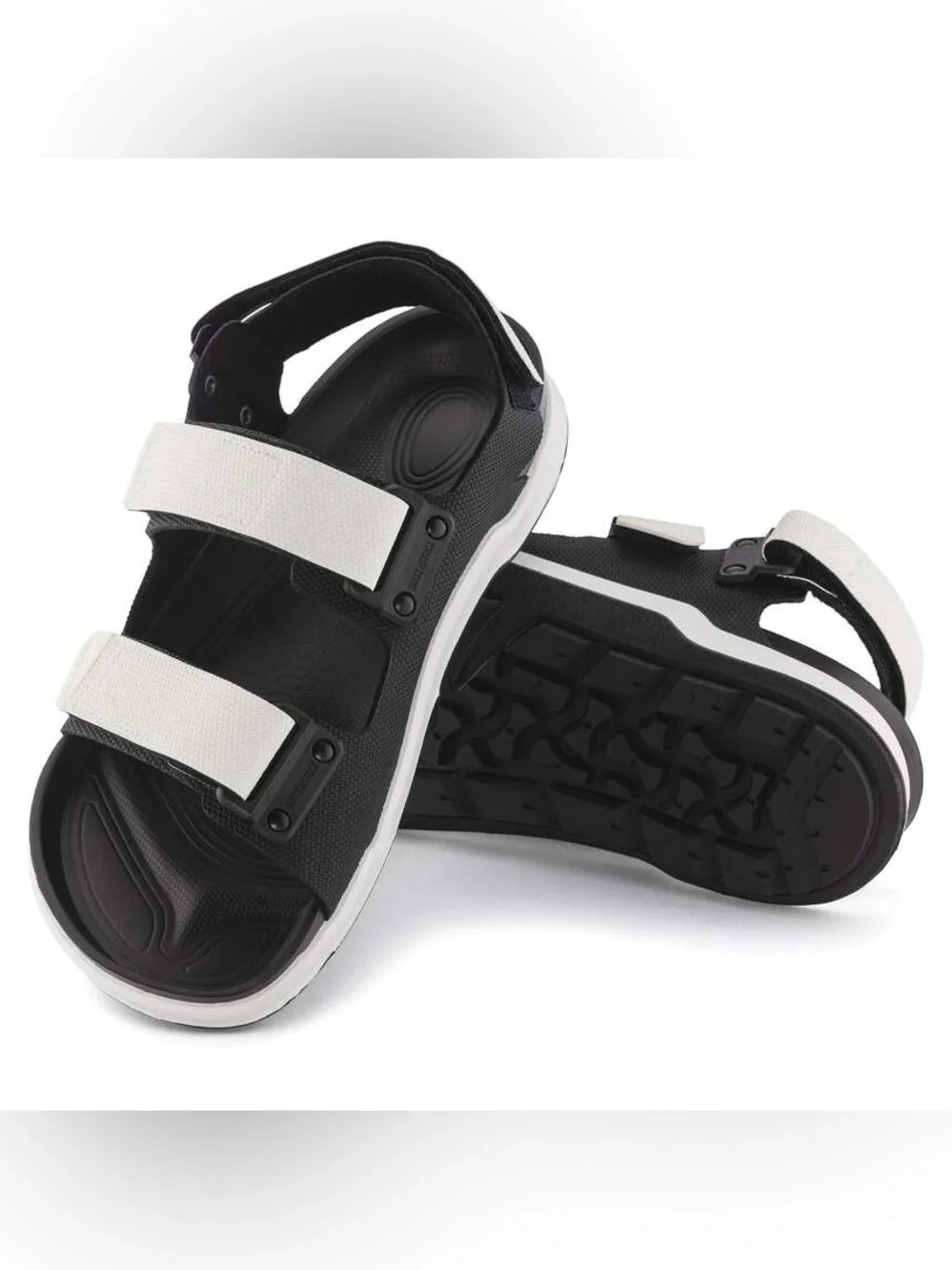 Birkenstock Tatacoa Birko-Flor Black & White Back Strap Sandal - Men's Size 10M